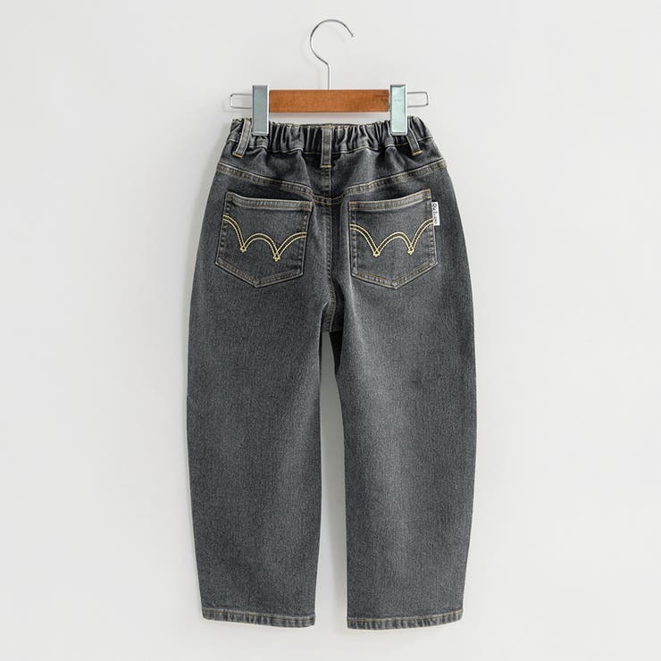 ブラック | 裏起毛デニム パンツ キッズ | ブランシェス