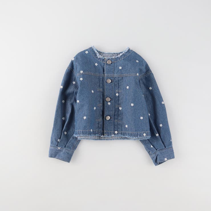 【Ou? by EDWIN】お花刺しゅうデニムジャケット | ブランシェス | 詳細画像10 