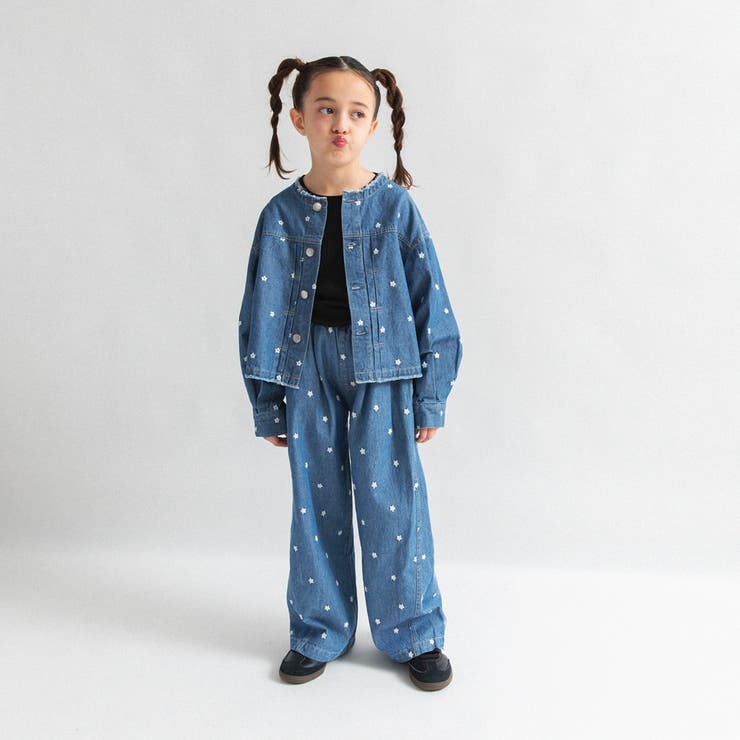 【Ou? by EDWIN】お花刺しゅうデニムジャケット | ブランシェス | 詳細画像11 