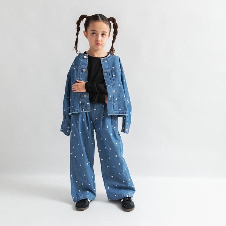 【Ou? by EDWIN】お花刺しゅうデニムジャケット | ブランシェス | 詳細画像12 