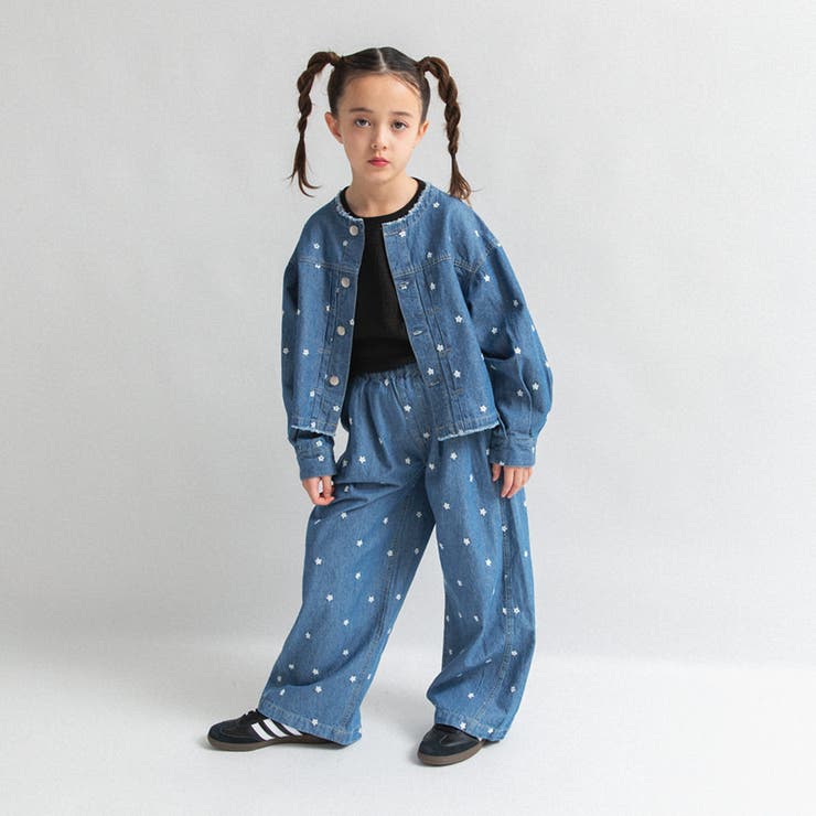 【Ou? by EDWIN】お花刺しゅうデニムジャケット | ブランシェス | 詳細画像13 