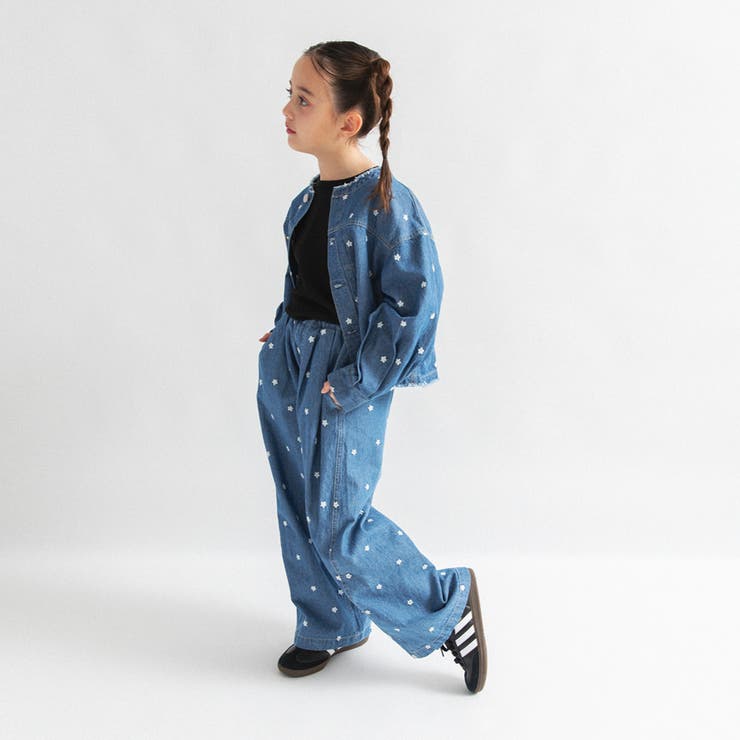 【Ou? by EDWIN】お花刺しゅうデニムジャケット | ブランシェス | 詳細画像14 