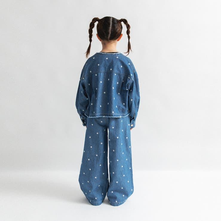 【Ou? by EDWIN】お花刺しゅうデニムジャケット | ブランシェス | 詳細画像15 