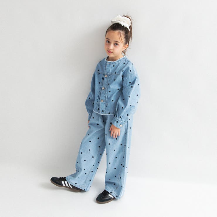 【Ou? by EDWIN】お花刺しゅうデニムジャケット | ブランシェス | 詳細画像5 