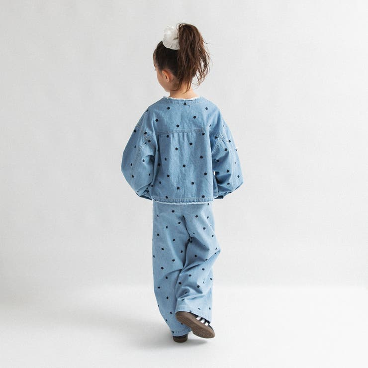 【Ou? by EDWIN】お花刺しゅうデニムジャケット | ブランシェス | 詳細画像8 