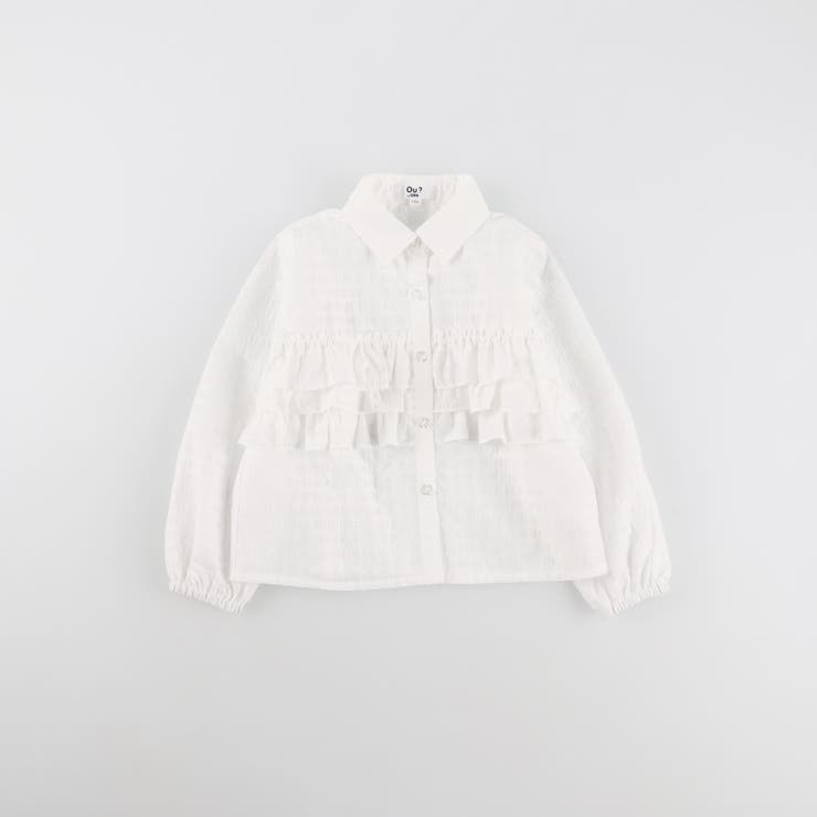 【Ou? by EDWIN】フリルブラウス | ブランシェス | 詳細画像2 