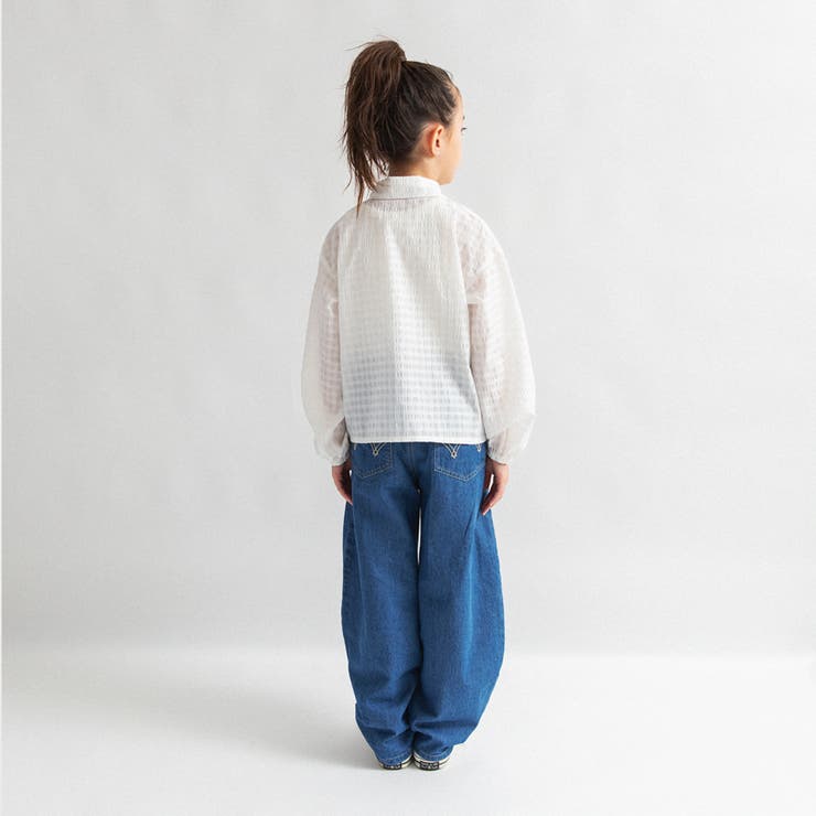 【Ou? by EDWIN】フリルブラウス | ブランシェス | 詳細画像8 