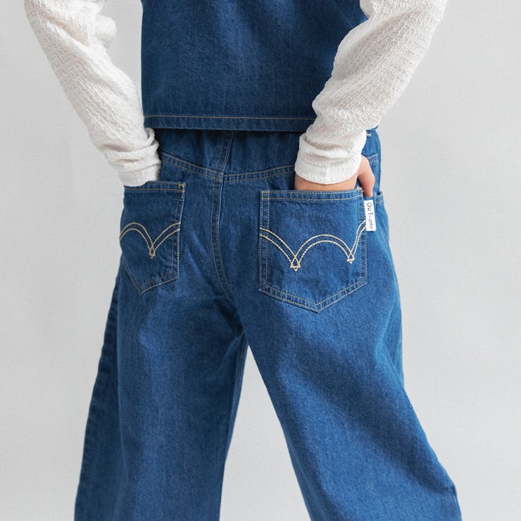 【Ou? by EDWIN】デニムタックパンツ | ブランシェス | 詳細画像8 