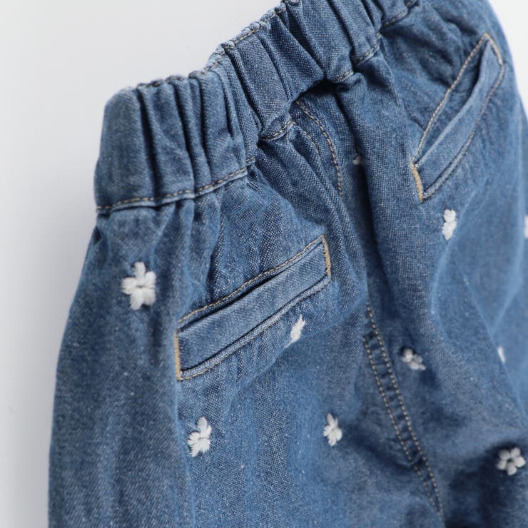 【Ou? by EDWIN】お花刺しゅうデニムパンツ | ブランシェス | 詳細画像19 