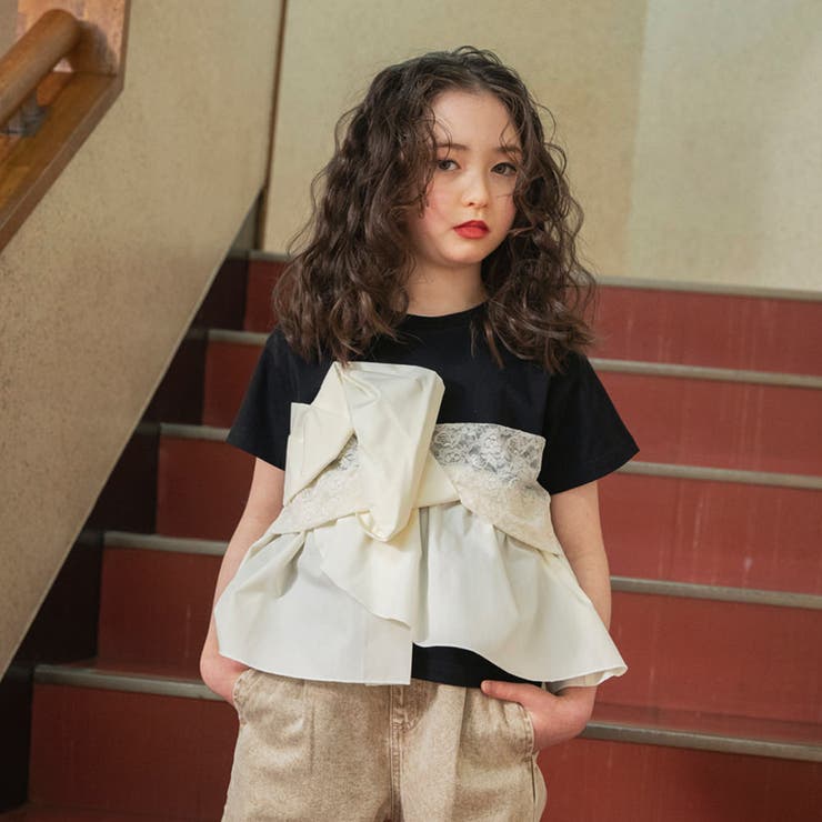 【Ou? by EDWIN】切替デザイン半袖Tシャツ | ブランシェス | 詳細画像11 