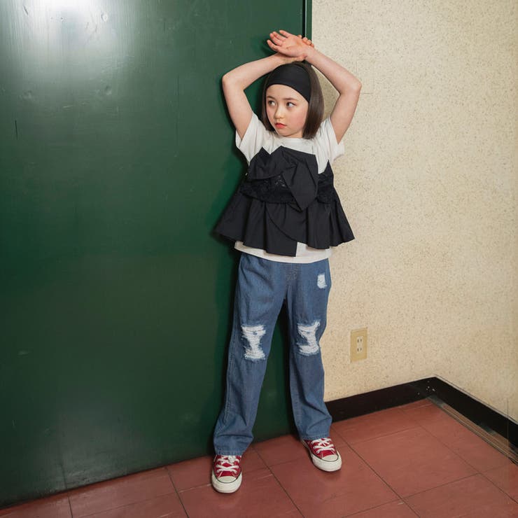 【Ou? by EDWIN】切替デザイン半袖Tシャツ | ブランシェス | 詳細画像5 