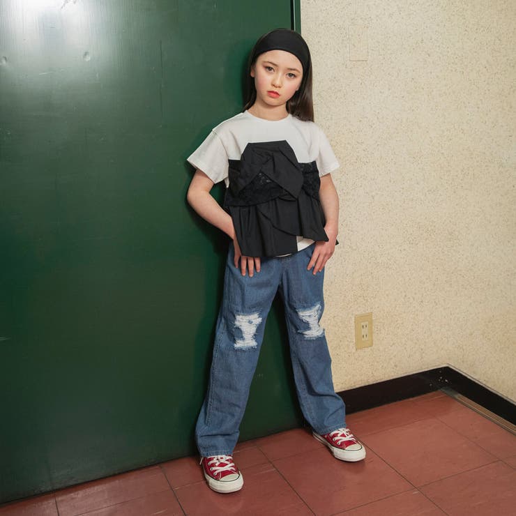 【Ou? by EDWIN】切替デザイン半袖Tシャツ | ブランシェス | 詳細画像6 