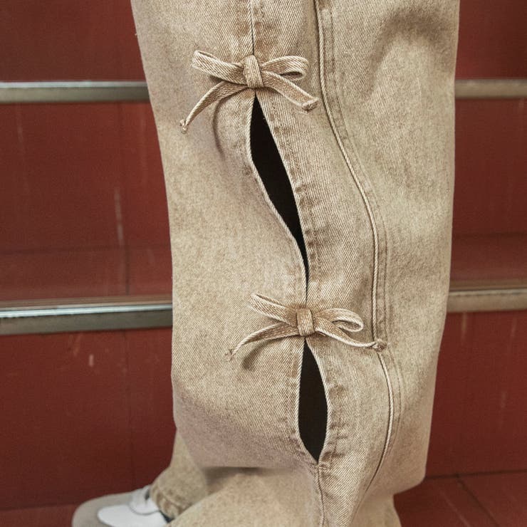 【Ou? by EDWIN】サイドリボンデニムパンツ | ブランシェス | 詳細画像7 