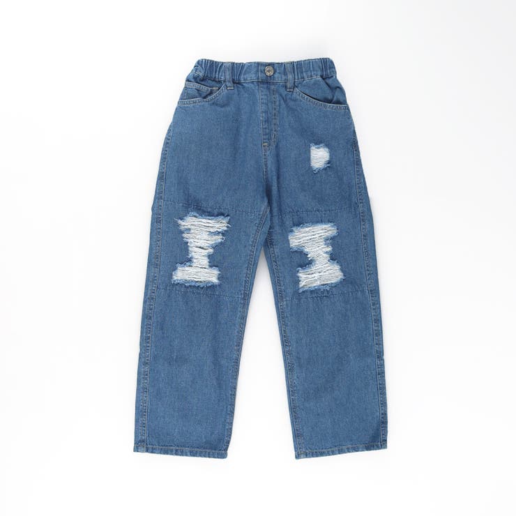 【Ou? by EDWIN】クラッシュレースデニムパンツ | ブランシェス | 詳細画像12 