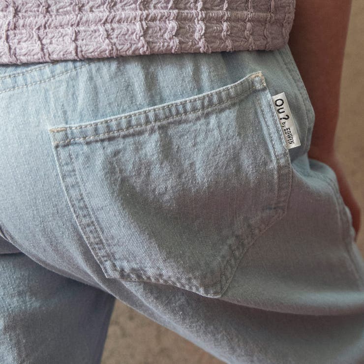 【Ou? by EDWIN】クラッシュレースデニムパンツ | ブランシェス | 詳細画像8 