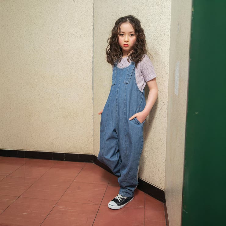 【Ou? by EDWIN】デニムサロペット | ブランシェス | 詳細画像14 