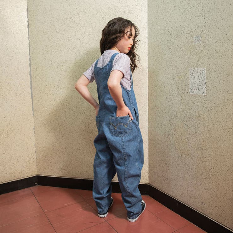 【Ou? by EDWIN】デニムサロペット | ブランシェス | 詳細画像15 