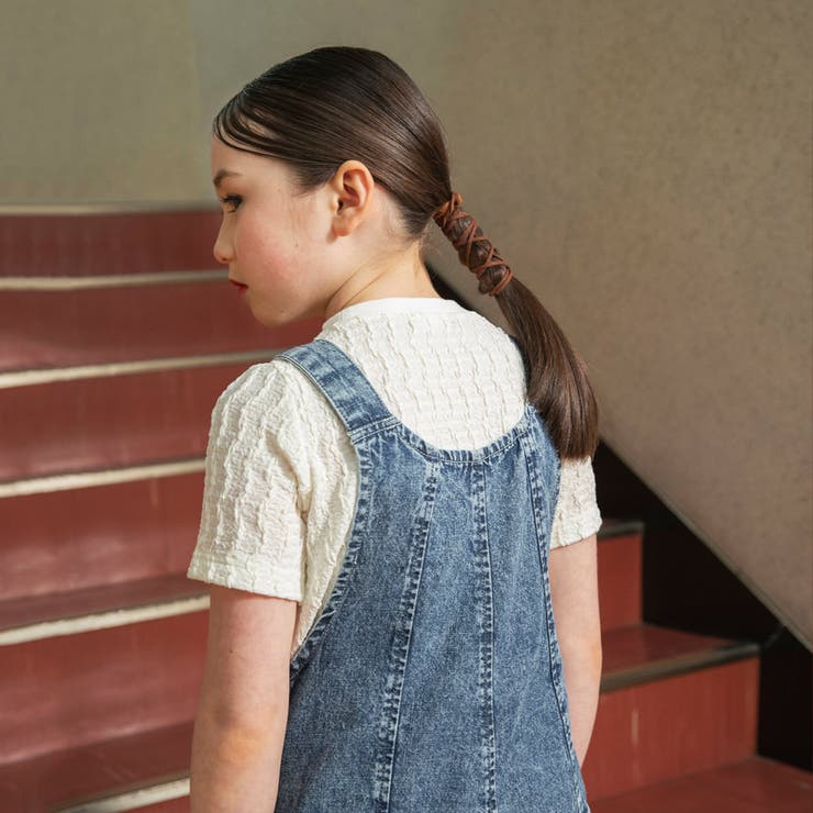 【Ou? by EDWIN】デニムサロペット | ブランシェス | 詳細画像7 