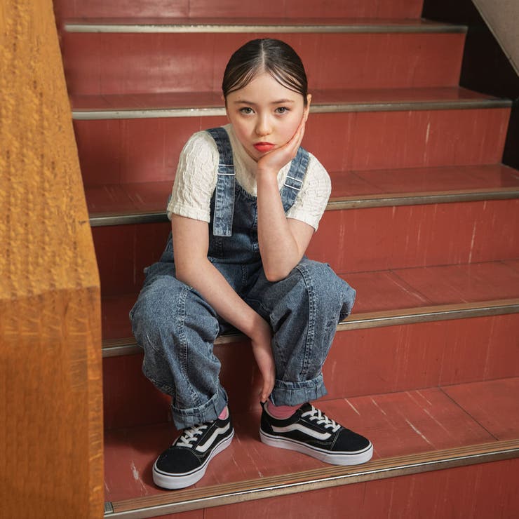 サックス | 【Ou? by EDWIN】デニムサロペット | ブランシェス