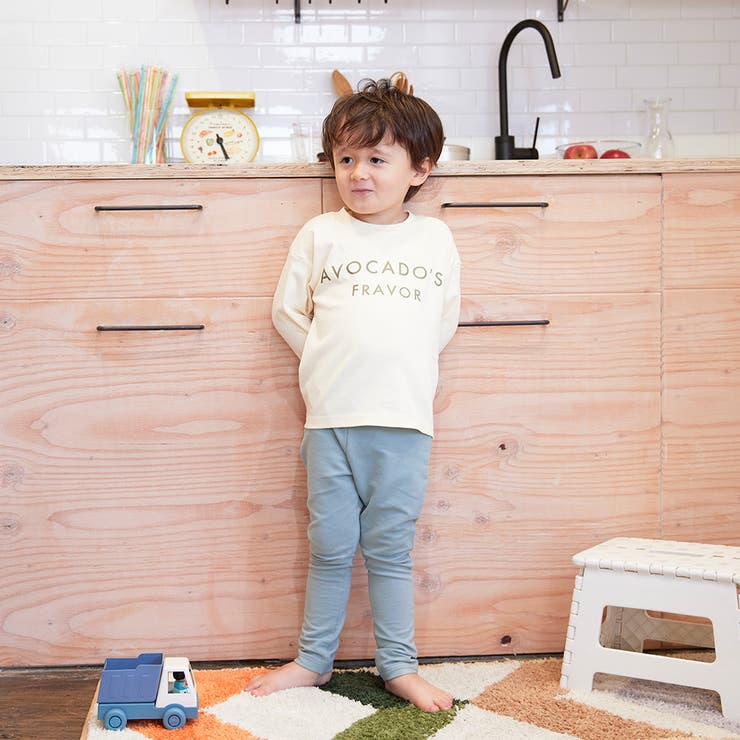 ブレックファースト フロントロゴプリント長袖Tシャツ | ブランシェス | 詳細画像3 