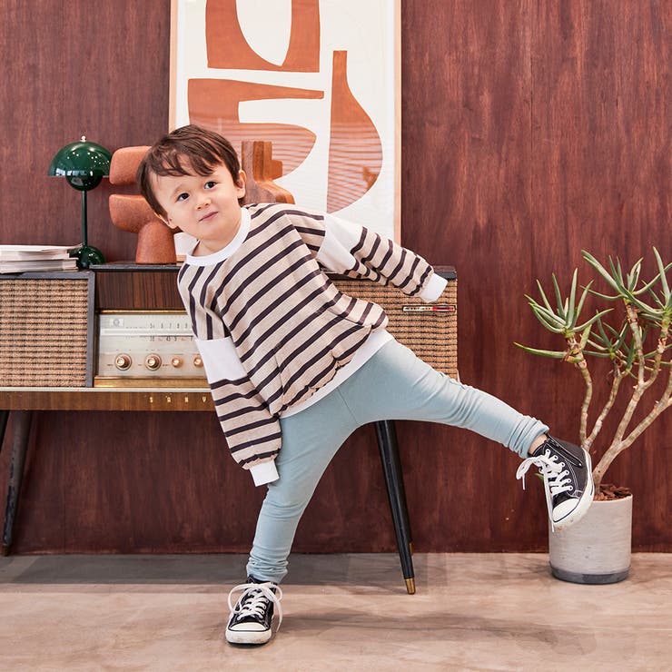 袖切替フロントポケット ボーダー長袖Tシャツ | ブランシェス | 詳細画像3 