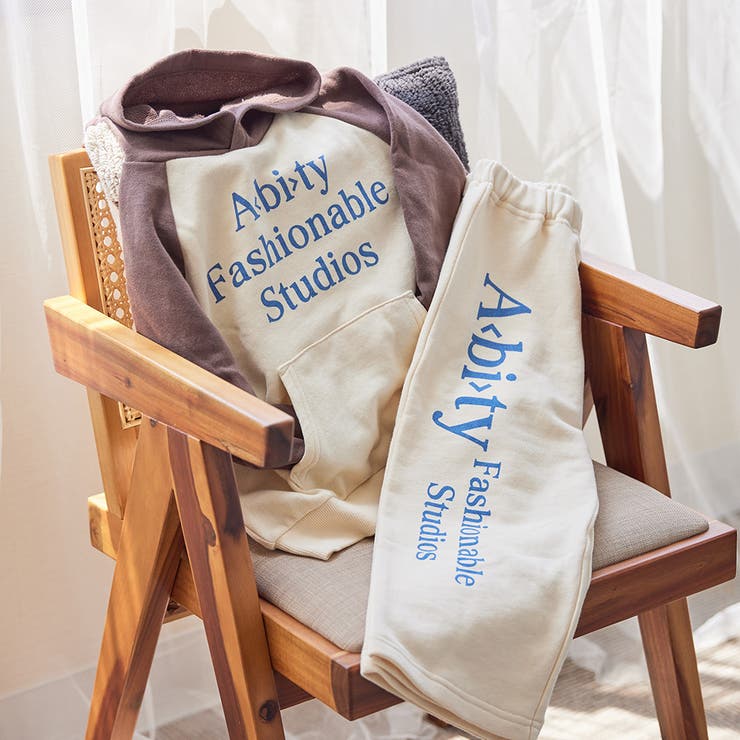 フロントポケット ロゴプリント ラグランフーディセットアップ | ブランシェス | 詳細画像2 