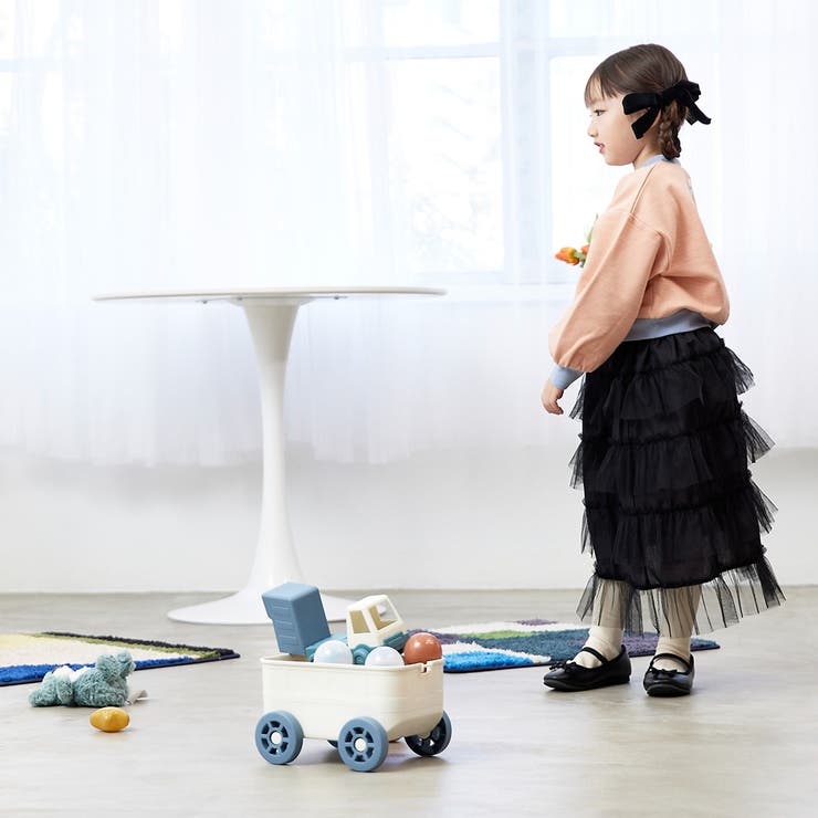 バイカラーバックネームつき 薄手モックネックトレーナー | ブランシェス | 詳細画像5 