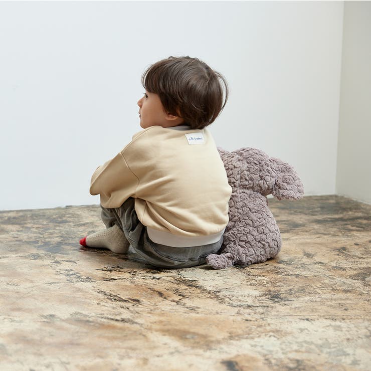 バイカラーバックネームつき 薄手モックネックトレーナー | ブランシェス | 詳細画像6 