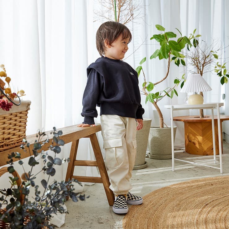 ワンポイント胸刺繍 パワショルトレーナー | ブランシェス | 詳細画像2 