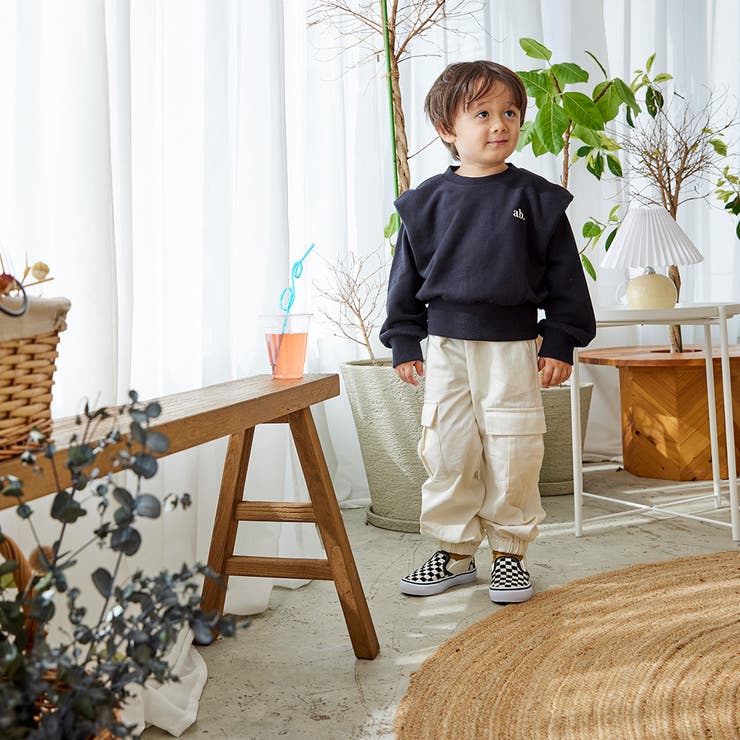 ワンポイント胸刺繍 パワショルトレーナー | ブランシェス | 詳細画像3 