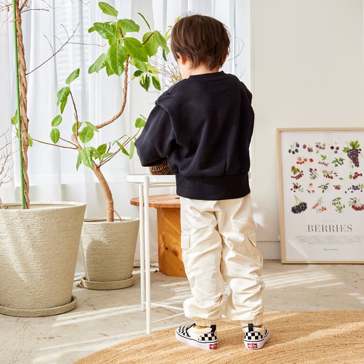 ワンポイント胸刺繍 パワショルトレーナー | ブランシェス | 詳細画像4 