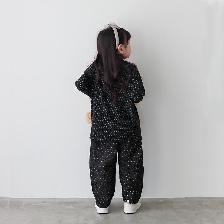 【aBity select./アビティセレクト】星ロゴドット柄長袖Tシャツ | ブランシェス | 詳細画像9 