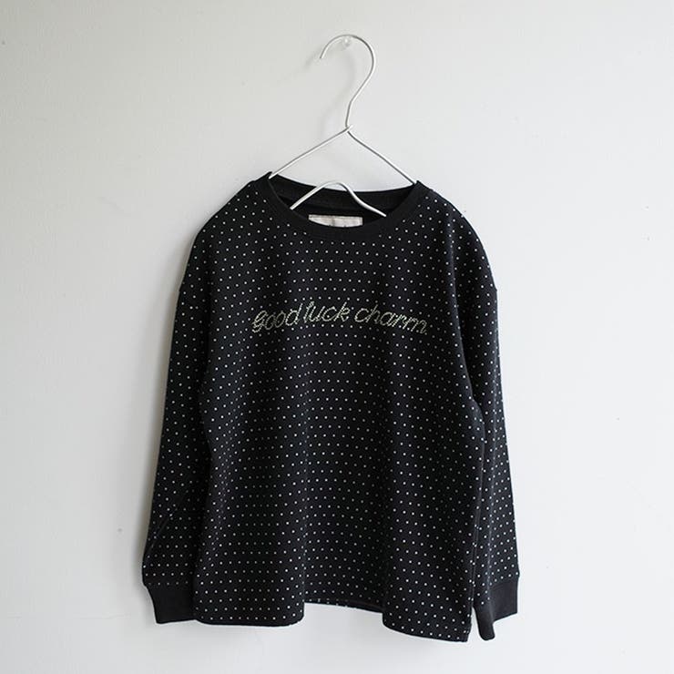 【aBity select./アビティセレクト】星ロゴドット柄長袖Tシャツ | ブランシェス | 詳細画像10 