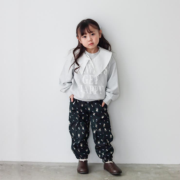 【aBity select./アビティセレクト】迷彩・小花柄カーゴロングパンツ | ブランシェス | 詳細画像2 