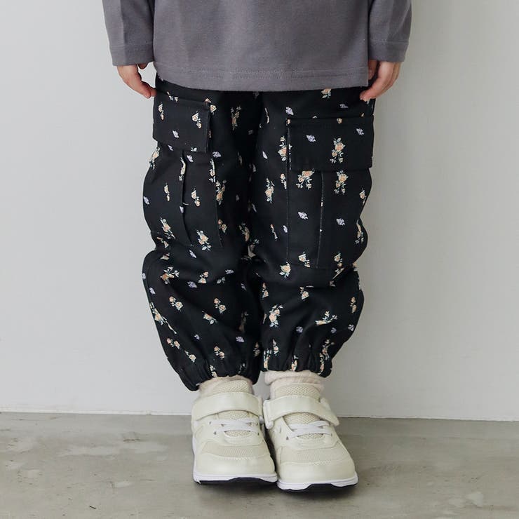 【aBity select./アビティセレクト】迷彩・小花柄カーゴロングパンツ | ブランシェス | 詳細画像3 