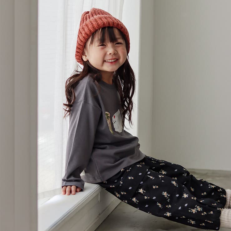 【aBity select./アビティセレクト】迷彩・小花柄カーゴロングパンツ | ブランシェス | 詳細画像4 