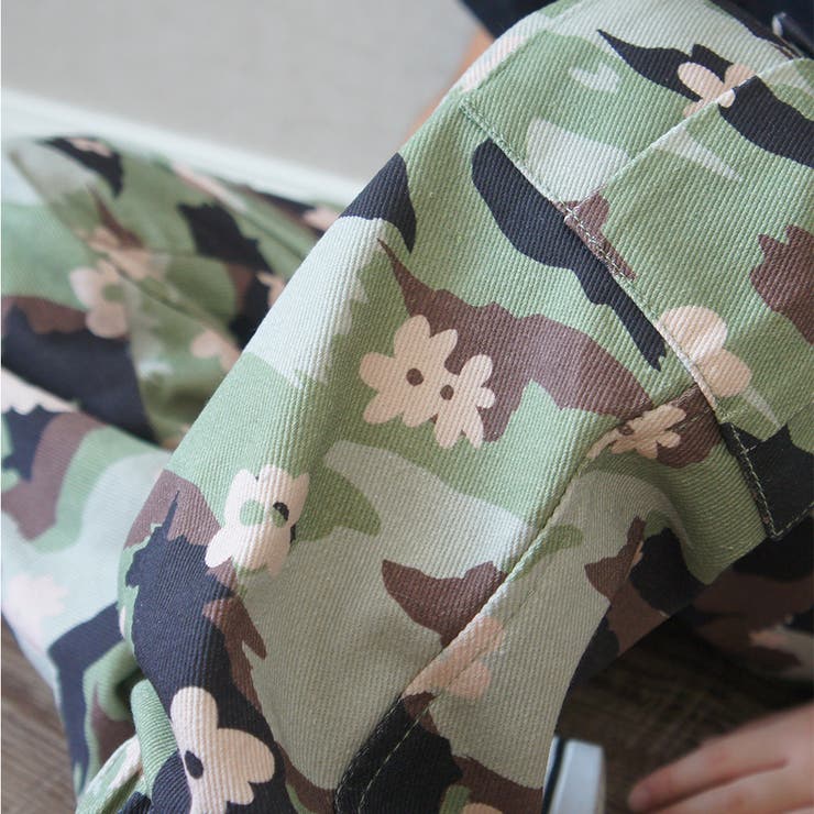 【aBity select./アビティセレクト】迷彩・小花柄カーゴロングパンツ | ブランシェス | 詳細画像9 