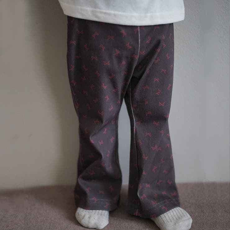 【aBity select./アビティセレクト】総柄フレアロングパンツ | ブランシェス | 詳細画像10 