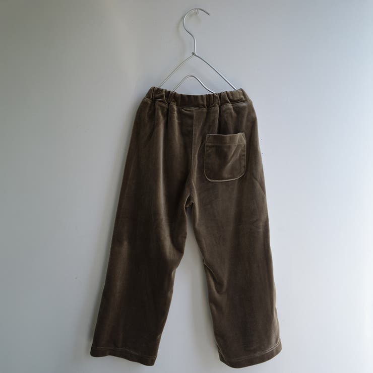 【aBity select./アビティセレクト】レースラインベロアロングパンツ | ブランシェス | 詳細画像2 