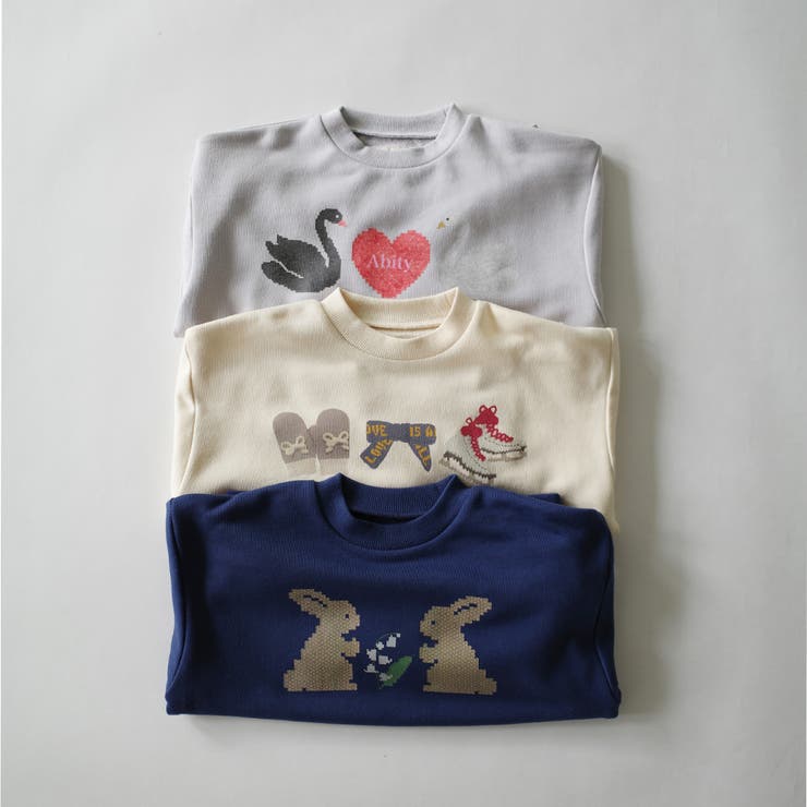 【aBity select./アビティセレクト】アソートモチーフ裏毛トレーナー | ブランシェス | 詳細画像6 