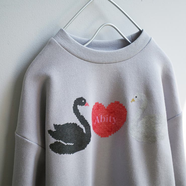 【aBity select./アビティセレクト】アソートモチーフ裏毛トレーナー | ブランシェス | 詳細画像7 