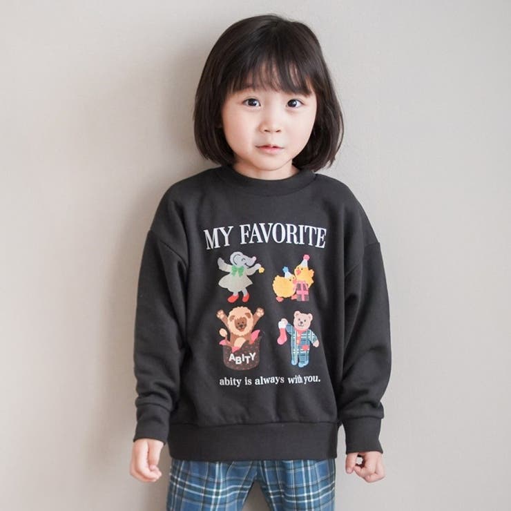 MY FAVORITEアソートモチーフ裏毛トレーナー | ブランシェス | 詳細画像1 