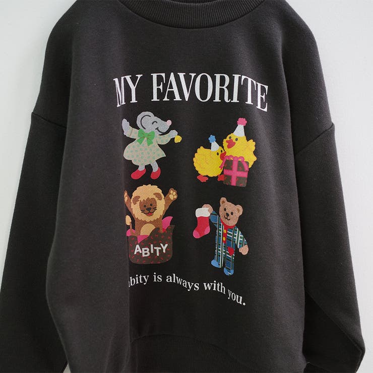 MY FAVORITEアソートモチーフ裏毛トレーナー | ブランシェス | 詳細画像16 