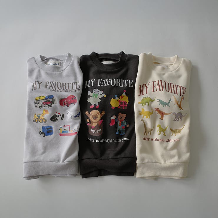 MY FAVORITEアソートモチーフ裏毛トレーナー | ブランシェス | 詳細画像17 