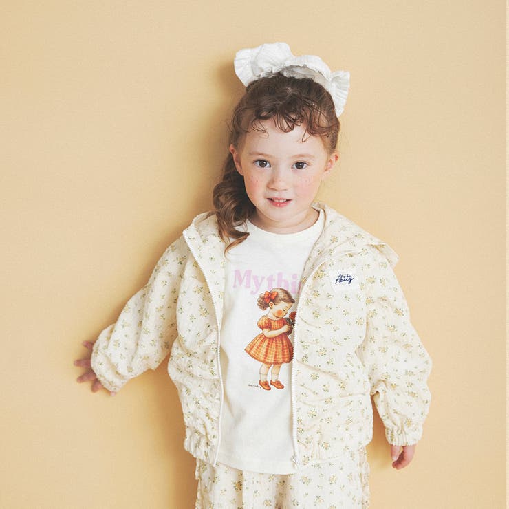 イエロー | 【aBity select./アビティセレクト】ギンガム・小花柄ジャケット | ブランシェス