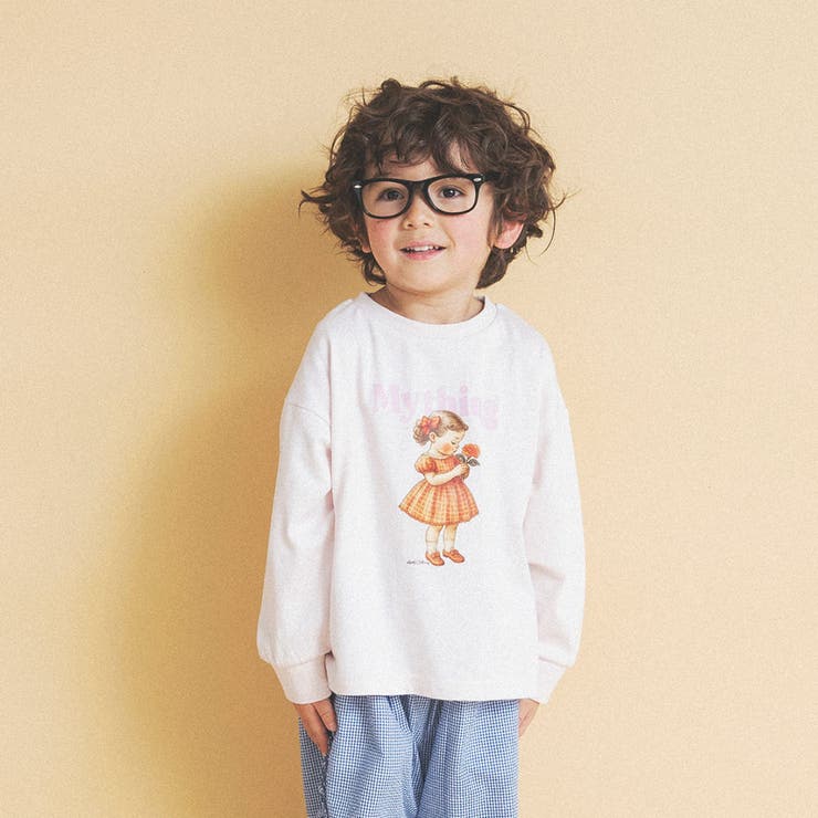 【aBity select アビティセレクト】レトロタッチBOY＆GIRL長袖T… | ブランシェス | 詳細画像7 