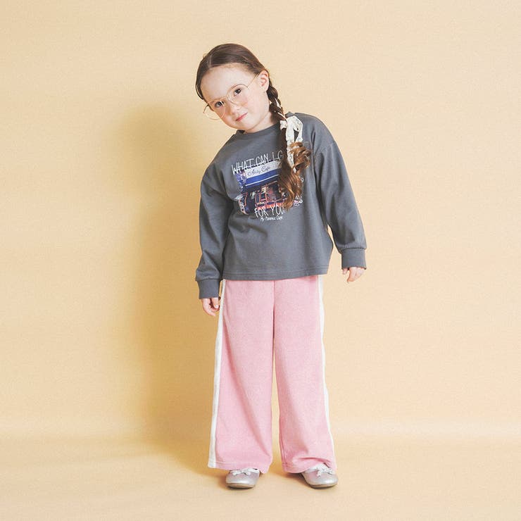 【aBity select./アビティセレクト】サイドラインパイルロングパンツ | ブランシェス | 詳細画像4 