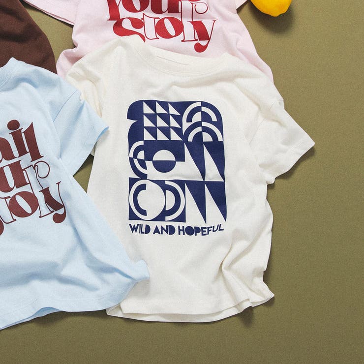 アイボリー | 【aBity select./アビティセレクト】アソートロゴ半袖Tシャツ | ブランシェス