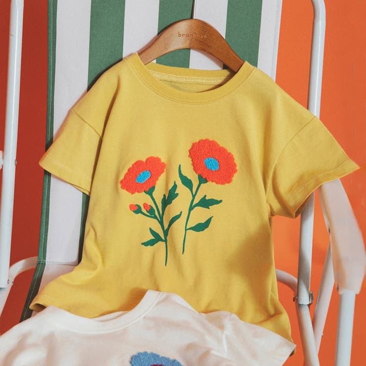 【aBity select./アビティセレクト】サガラ刺繍フラワー半袖Tシャツ | ブランシェス | 詳細画像13 