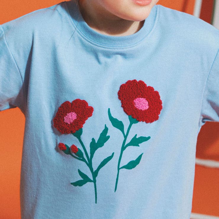 【aBity select./アビティセレクト】サガラ刺繍フラワー半袖Tシャツ | ブランシェス | 詳細画像24 